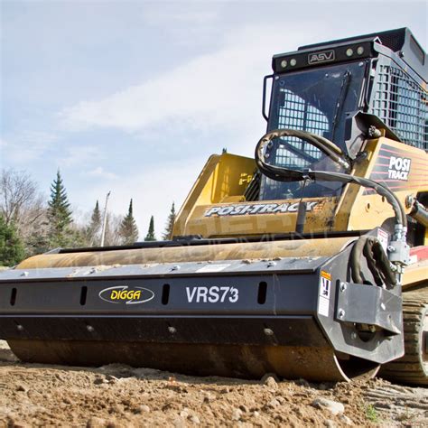 skid steer vibratory roller rental|roller attachment for skid steer.